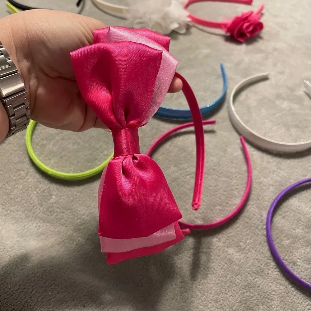 Girls Headband Lot of 9 School Play Fun Holiday